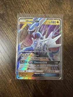 Pokemon Card TCG Dialga GX 100/156 Holo Ultra Rare Card SM Ultra Prism NMT/LP - Image 1