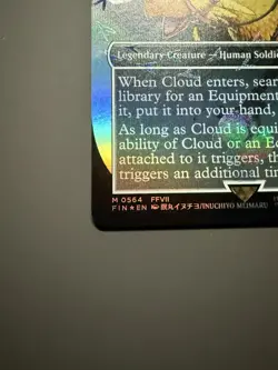 Cloud, Midgar Mercenary (Borderless) (Chocobo Track Foil) Final Fantasy Foil - Image 3