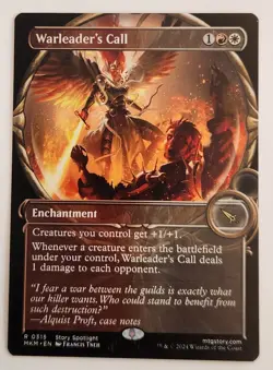Warleader's Call #315 (Showcase) Murders at Karlov Manor Regular NM+ - Image 1