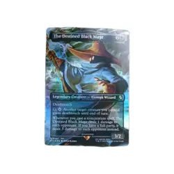 The Destined Black Mage (Borderless) Commander: Final Fantasy Foil - Image 1