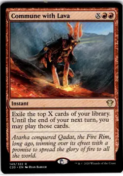 Magic The Gathering Commune with Lava Rare #149 - Image 1