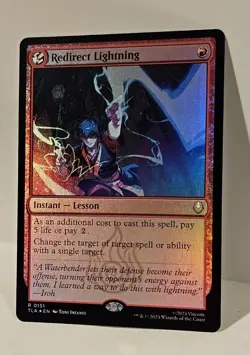 Magic The Gathering - Redirect Lightning FOIL #151 - Avatar, The Last Airbender - Image 2