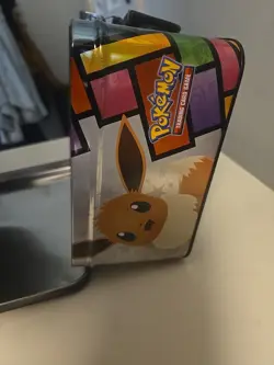 2021 Pokemon EMPTY Lunchbox Tin Collectors Chest Eevee *RETRO POKEMON LUNCHBOX* - Image 5