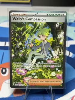 Wally's Compassion 186/132 Pokemon Mega Evolution SIR NM - Image 1