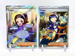 Pokemon TCG Obsidian Flames Poppy 220 + 227/197 Holo SIR SET NM/M- US SELLER - Image 1