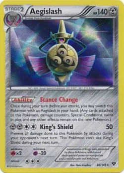 Pokemon - Aegislash - 86/146 - Holo Rare - XY - Base Set - NM - Image 1