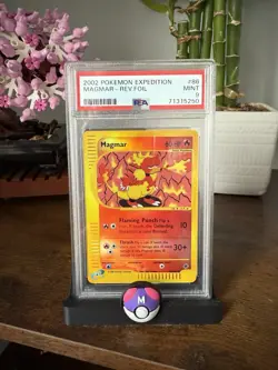 Pokemon - Magmar 086/165 Expedition Base Set Reverse Holo - PSA 9 - Image 1