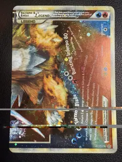 Pokemon TCG Suicune & Entei Legend 95/95 HG Unleashed Holo Rare - Image 1