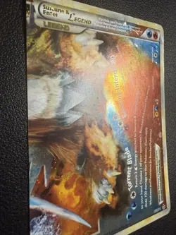Pokemon TCG Suicune & Entei Legend 95/95 HG Unleashed Holo Rare - Image 3