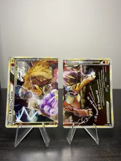 Entei & Raikou Legend - 90/95, 91/95 - Pokemon Unleashed HG&SS Full Art Holo - Image 2