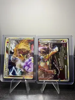 Entei & Raikou Legend - 90/95, 91/95 - Pokemon Unleashed HG&SS Full Art Holo - Image 5