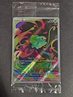 Bulbasaur 133/132 - Mega Evolution - Sealed Stamped Promo - Pokemon Box Topper - Image 1