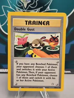 Pokemon Double Gust #100/111 Neo Genesis Regular Non Holo Unlimited TCG NM - Image 1
