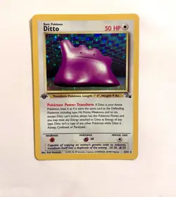 Ditto Fossil 3/62 Holo Unlimited Rare Pokemon TCG - Image 5
