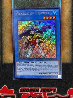 Yugioh Nekroz Of Unicore THSF-EN016 Secret Rare NM - Image 1