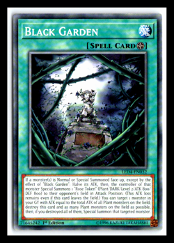 Black Garden - LED4-EN032 - Common - 1st Edition - Yugioh - Image 1