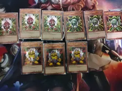 3x Red, Green, Yellow Gadget MP24-EN012 Quarter Century Secret Rare 1st YuGiOh - Image 1