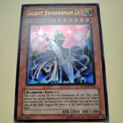 Yugioh! Silent Swordsman LV7 WC5-EN001 Ultra Rare Unlimited LP - Image 1