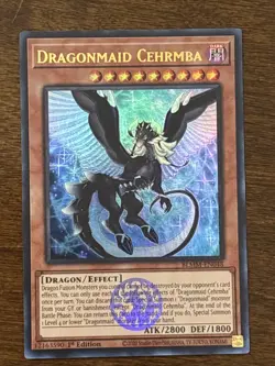 Yu-Gi-Oh! Dragonmaid Cehrmba BLMM-EN048 Ultra Rare 1st Edition VLP - Image 1