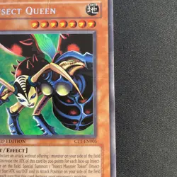 2004 Yu-Gi-Oh! Insect Queen CT1-EN005 Secret Rare #CT1-EN005 [MP] - Image 4