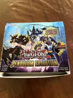 Yugioh Pendulum Evolution Booster Box 1st Edition 19 packs unopened 5 packs open - Image 1
