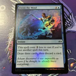 Focus the Mind FOIL Tarkir: Dragonstorm MTG NM - Image 1