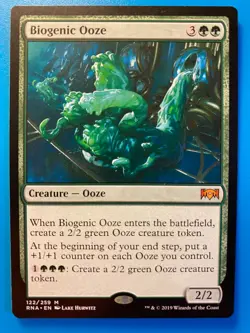MTG 1x Biogenic Ooze # 122 Ravnica Allegiance Modern Magic the Gathering x1 NM - Image 1