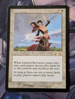 MTG Exodus Rare LIMITED RESOURCES SP - Image 1
