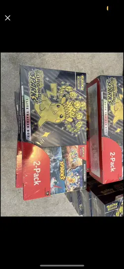 Pokemon TCG Scarlet Violet Surging Sparks Elite Trainer Box Booster Bundle - Image 1