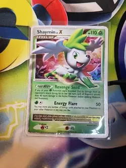 Pokemon TCG Shaymin LV.X Black Star Promotional Holo Card DP39 - Image 1
