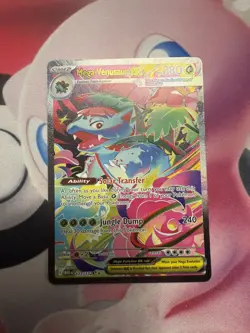 Mega Venusaur EX SIR 177/132 Mega Evolution English pokemon TCG Near Mint Card - Image 1