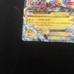 Pokemon TCG M Mega Manectric EX 24/119 XY Phantom Forces Holo LP - Image 2