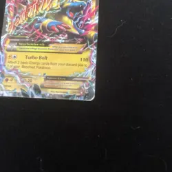 Pokemon TCG M Mega Manectric EX 24/119 XY Phantom Forces Holo LP - Image 3