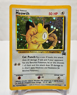 Meowth 10 GameBoy Holo Black Star Promo Pokemon 7887 - Image 1