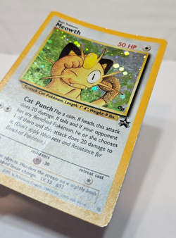 Meowth 10 GameBoy Holo Black Star Promo Pokemon 7887 - Image 2