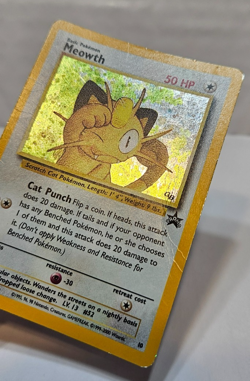 Meowth 10 GameBoy Holo Black Star Promo Pokemon 7887 - Image 3