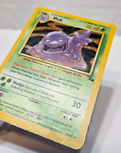 Muk 13/62 Holo Rare Unlimited Fossil Pokemon 234 - Image 2