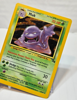 Muk 13/62 Holo Rare Unlimited Fossil Pokemon 234 - Image 4
