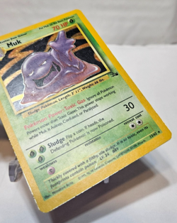 Muk 13/62 Holo Rare Unlimited Fossil Pokemon 234 - Image 5