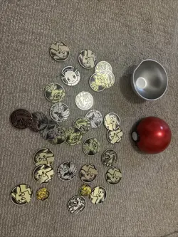 30 X Lot Of Pokemon Coins - Image 1
