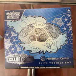 Pokemon TCG: Stellar Crown Pokemon Center Exclusive Elite Trainer Box ETB SEALED - Image 1