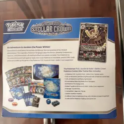 Pokemon TCG: Stellar Crown Pokemon Center Exclusive Elite Trainer Box ETB SEALED - Image 2