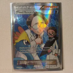 Fossil Researcher Trainer 110/111 - Pokemon XY Furious Fists HP/Damaged - Image 1