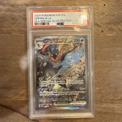 Greninja Ex BSP Promo 132 SVP Special Illustration Pokemon Card PSA 9 MINT - Image 1