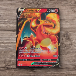 2022 Pokemon Charizard V 017/172 Brilliant Stars Ultra Rare Holo NM/M - Image 1