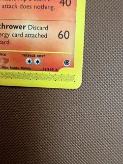 Pokemon Charizard Expedition Non Holo Rare 39/165 NM Vintage Nintendo - Image 5