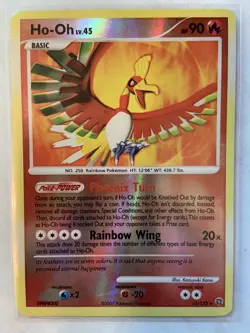 Pokemon TCG Ho-Oh Secret Wonders 10/132 Reverse Holo Holo Rare - Image 1