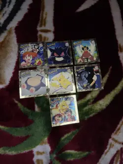 Vintage 1999 Artbox Pokemon Sticker Rare Series 1 Golden Textured G Lot (14) - Image 4