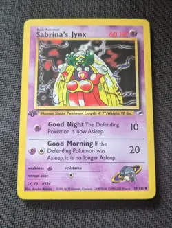 Pokemon TCG Sabrina's Jynx 57/132 1st Edition Gym Challenge NM - Image 1