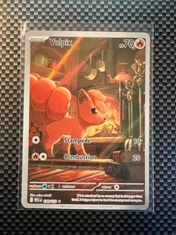 Pokemon Vulpix 138/132 Mega Evolution Full Art 2025 Near Mint - Image 1